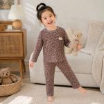 SpringAutumn Boneless Boys And Girls Autumn Top And Pants Set 7A Antibacterial Underwear Set