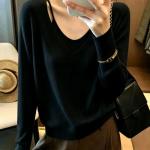Bottoming Shirt Long-sleeved Sweater Can Be Worn Outside