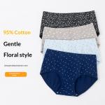 Cotton-lined High-elastic Mid-rise Briefs