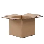 100 Corrugated Paper Boxes 4x4x4' - 10X10X10cm - Yellow