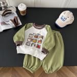 Sweatshirt And Sweatpants Two-piece Baby Set