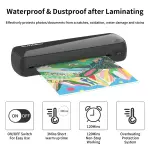 4-In-1Laminator Machine,It Has Quick Warm-Up, Fast Laminating Documentation And Photos, Increases Their Long-Term Color Preservation. Suitable For Family, Office And School-FBA Shipping