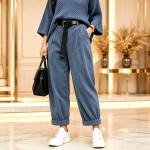 AutumnWinter Corduroy Plus-size Womens Casual Trousers