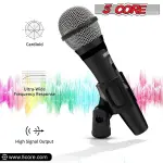 5 CORE Microphone Dynamic Vocal Handheld Mic Cardioid Unidirectional Microfono W On Off Switch + XLR Audio Cable For Singing Karaoke Public Speaking & Parties - PM 600