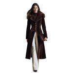 Retro Pleuche Coat Women's Waist-tight Western Style Coat Coat For Women