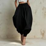 Women's Summer High-waisted Elastic-waist Bloomers