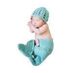 Cute Baby Photography Mermaid Costume Prop Set