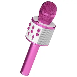 5 Core Microphone Wireless Karaoke Mic With Speaker 3 In 1 Portable Bluetooth Microfono Inalambrico
