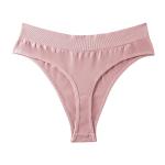 Seamless Wide-waist Low-rise Traceless Solid-color Briefs