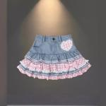 New Pleated Denim Skirt For Women