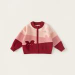 Cartoon Girls Sweater Jeans Set Acrylic Knitted