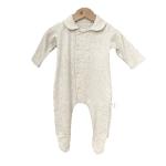 Newborn Clothes Peter Pan Collar Open Chest Jumpsuit