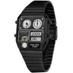 Multifunctional Retro Square Waterproof Mens Watch With Temperature Measurement