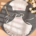 One-month-old Baby Photo Outfit Tall-top Hat Lace-trimmed Embroidery Little Chef Costume