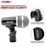 5 Core Conga Mic Snare Tom Set Professional XLR Cardioid Condenser Instrument Microphone Kit