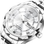 Mens Watch Leather Strap Quartz Movement