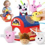 Animal Farm Little House Plush Toy For Infants And Toddlers
