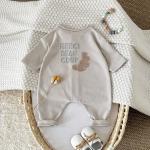 Cute Cotton Knitted Onesie For Infants And Toddlers