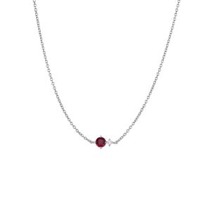 S925 Sterling Silver Necklace With Twelve Birthstone Pendants, A Light-luxury, Niche Design