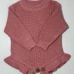 Pure Cotton Embroidery Newborn Long-sleeved Jumpsuit