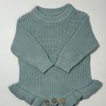 Pure Cotton Embroidery Newborn Long-sleeved Jumpsuit