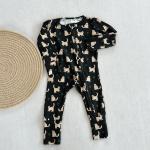 Bamboo Fiber Onesie European And American Style For Infants And Toddlers