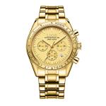 Mens Multifunctional Waterproof Calendar Luminous Quartz Watch