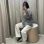 Women's American-style Straight-leg Low-rise Jeans