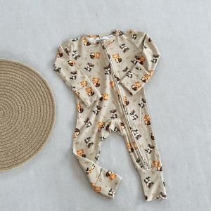 Bamboo Fiber Onesie European And American Style For Infants And Toddlers