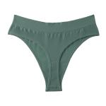 Seamless Wide-waist Low-rise Traceless Solid-color Briefs