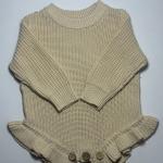 Pure Cotton Embroidery Newborn Long-sleeved Jumpsuit