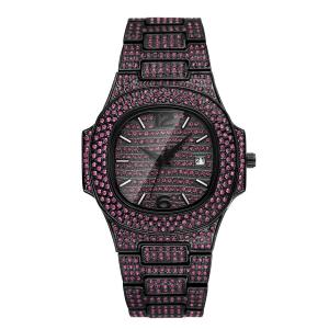 Niche Hip Hop Color Diamond Full Diamond Men's Watch