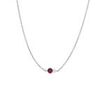 S925 Sterling Silver Necklace With Twelve Birthstone Pendants, A Light-luxury, Niche Design