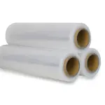 18' X 1000' 80 Gauge 4 Rolls Pallet Wrap Stretch Film Hand Shrink Wrap
