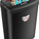 Aktenvernichter, Schreddert 12 Blatter Auf Einmal, Kann Kreditkarten&CD Und Buroklammern Zerkleinern, Papierschredder Mit Einem 25-Liter-Abfallbehalter-Versand Von FBA