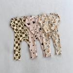 Bamboo Fiber Onesie European And American Style For Infants And Toddlers