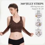 Jelly-style Large-size Breathable Push-up Anti-sagging Lifting Bra
