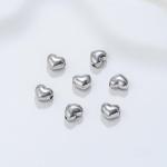Double-sided Through-hole Heart Spacer Pendant For DIY Bracelet Jewelry