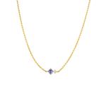 S925 Sterling Silver Necklace With Twelve Birthstone Pendants, A Light-luxury, Niche Design