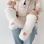 Baby Foot Covers Thickened Warm Shoe Covers Foot Protectors Baby Winter Sock Covers
