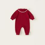 Sweet Ruffled Romper For Baby Girls