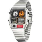 Multifunctional Retro Square Waterproof Mens Watch With Temperature Measurement