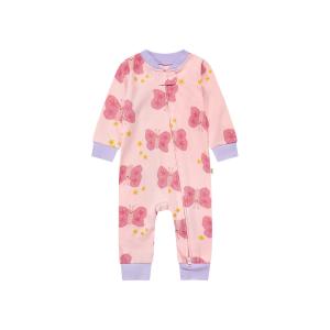 Zippered Cotton Baby Romper Outdoor Crawling Clothes