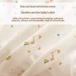 Cotton Baby Swaddle To Prevent The Startle Reflex