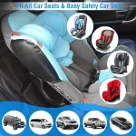 2 Packs Car Seat Protector Cushion Mat Pad With Thick Padding Protector For Child Baby Car Seat Mesh Pockets Non-slip