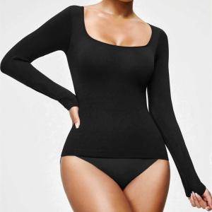 Shaping Waist-cinching Form-fitting Base Shirt