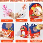 Animal Farm Little House Plush Toy For Infants And Toddlers