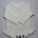 Pure Cotton Embroidery Newborn Long-sleeved Jumpsuit