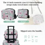 Luggage Sets New Model PC 5pcs, Hardside Lightweight Durable 20' 24' 28' Suitcases With 8' 14' Cases, Suitcase With Lock Spinner Wheels