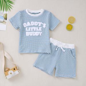 Embroidered Short-sleeve Hoodie And Shorts Two-piece Set